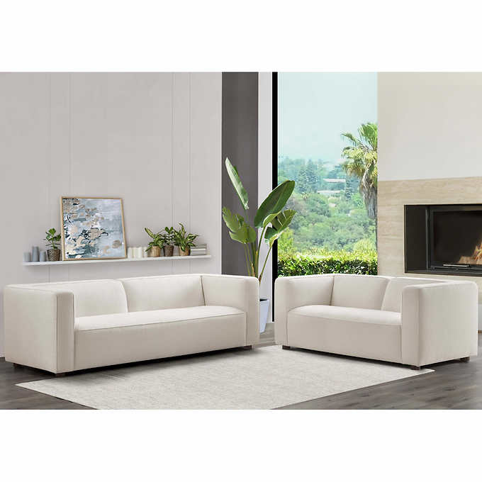 Soloman 2-piece Fabric Set – Sofa, Loveseat | Cost