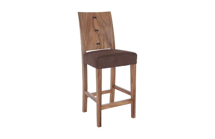 Ophelia Counter Stool, Chamcha Wood, Natural | Counter stools .