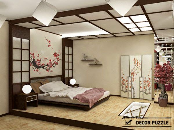Japanese style bedroom, Japanese inspired bedroom, Japanese bedro