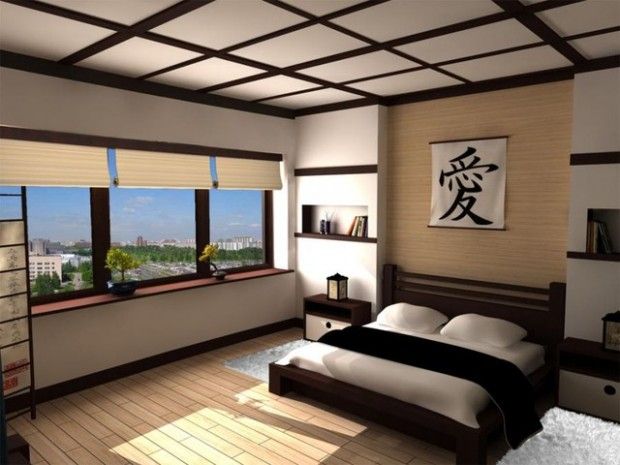 17 Elegant Asian Style Bedroom Design Ideas | Japanese style .