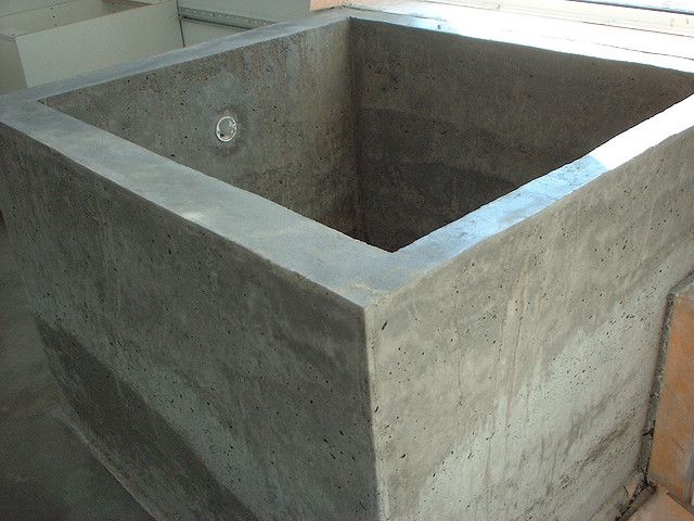 Making a Concrete Ofuro | Japanese soaking tubs, Concrete bathtub .