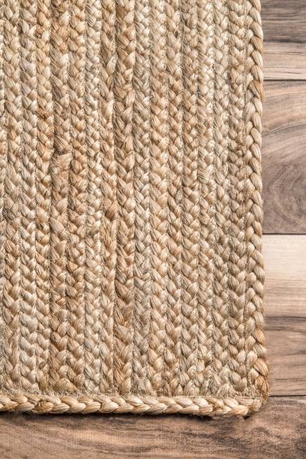 Responsibly Handcrafted Jute Braided Natural Rug | Braided jute .