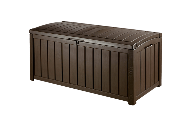 Glenwood Brown 101 Gallon Storage Deck Box - Ket