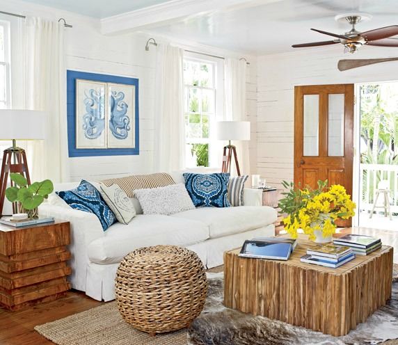 Cozy Island Style Cottage Home in Key West | Beach theme living .