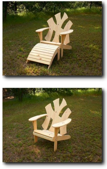 21-5830 - New York Adirondack Chair Woodworking Plan .