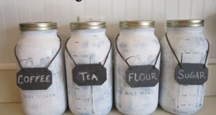 Mason Jar Canisters | Mason jar canisters, Mason jars, Uses for .