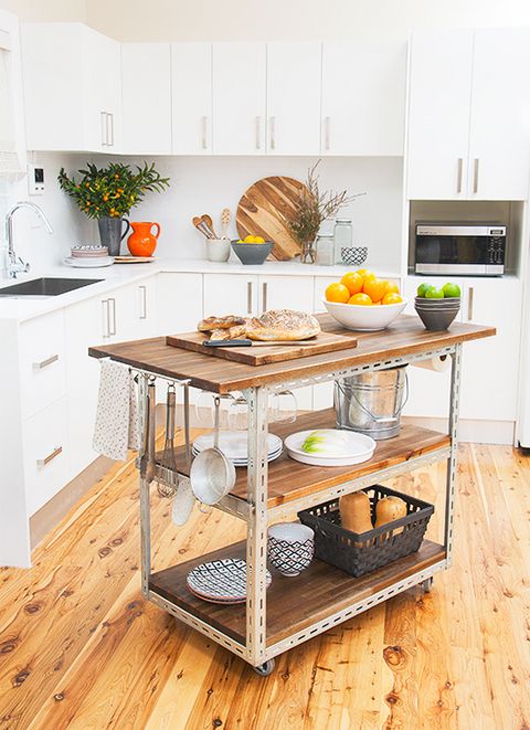 Make It: DIY Industrial Kitchen Island | Kitchen decor apartment .