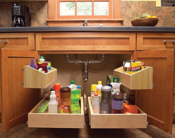 How to Build Kitchen Sink Storage Trays | Kitchen sink storage .