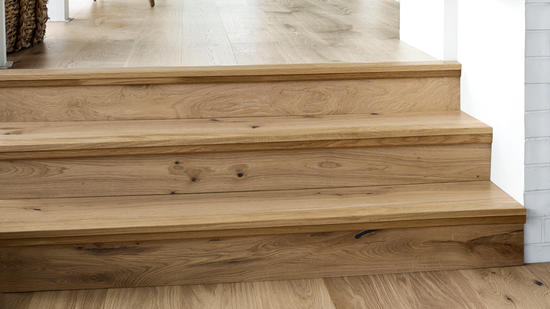 Solid wood stair nosings – Flooring accessories - Tarke