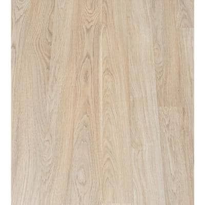 TrafficMaster Arbour Hickory 7 mm T x 8 in. W Laminate Wood .