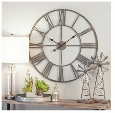 Aspire Home Accents 5155 Solange Round Metal Wall Clock for sale .
