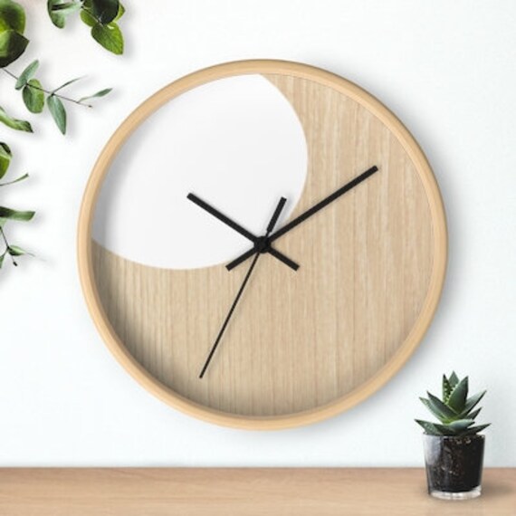 Buy 10-inch Silent Modern Wall Clocks Battery Operated Decorative .