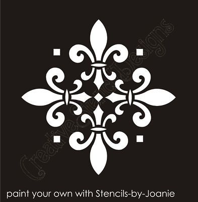 Large+Painting+Stencils+for+Walls | Stencil Fleur de lis .
