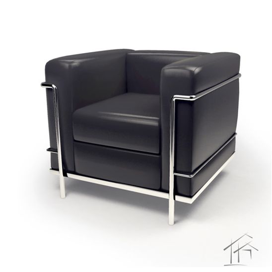 Grand Confort, Modelo LC2 Chair (1928) | Le corbusier chair .