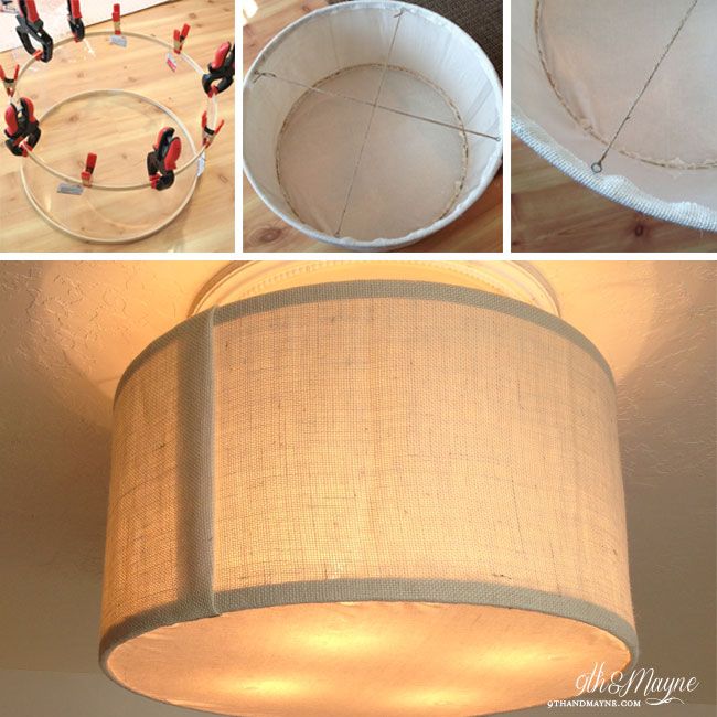 DIY Drum Shade | Diy drum shade, Bedroom lighting diy, Diy lamp sha