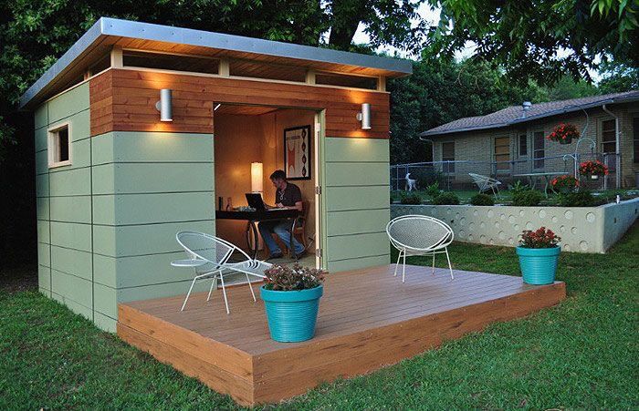davidwriggs on Twitter | Backyard office, Livable sheds, Modern sh