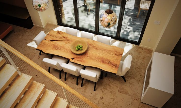 Live Edge In Interior Design | Live edge dining table, Dining room .