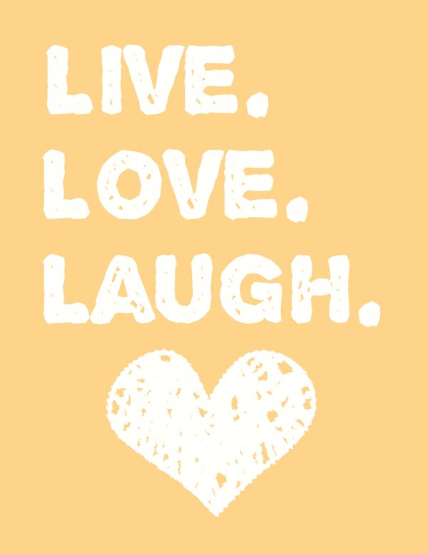 Live Love Laugh Wall Art - a free printable! | Free printable wall .