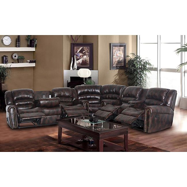 Comfortable and luxurious, this Maypal reclining sectional sofa .
