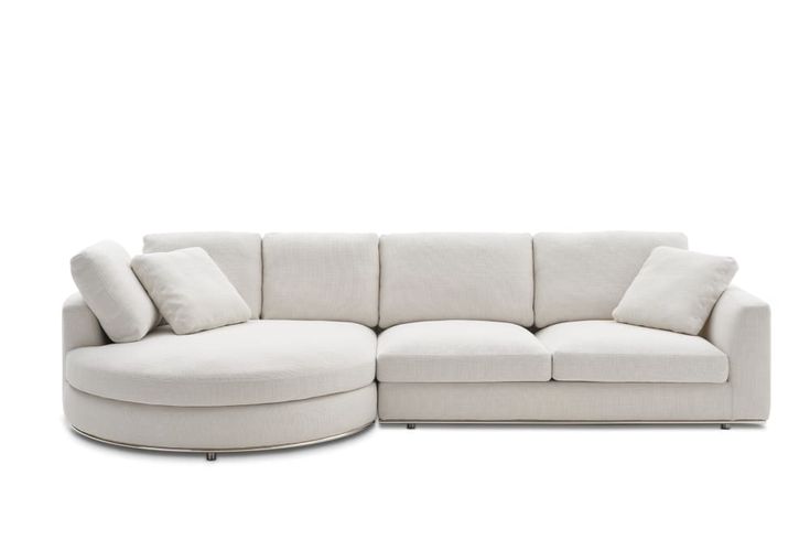Hamilton Round Chaise Sectional Sofa | Castlery in 2023 | Castlery .