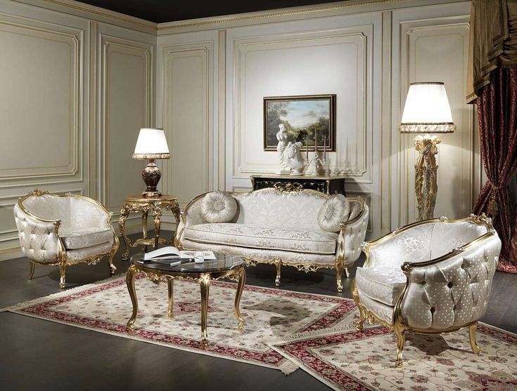Luxury classic Venezia living room set | Classic furniture living .