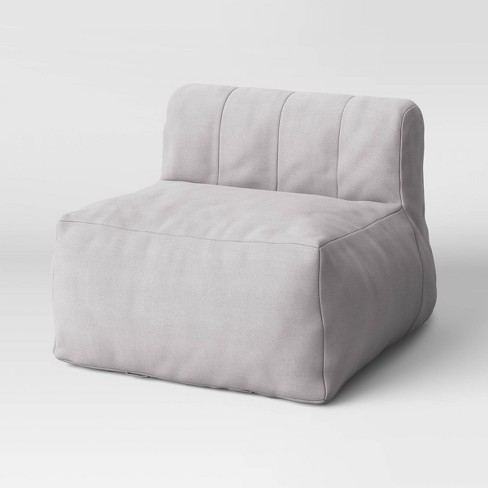 Modular Bean Bag Section Sofa Armless Gray - Room Essentials™ : Targ