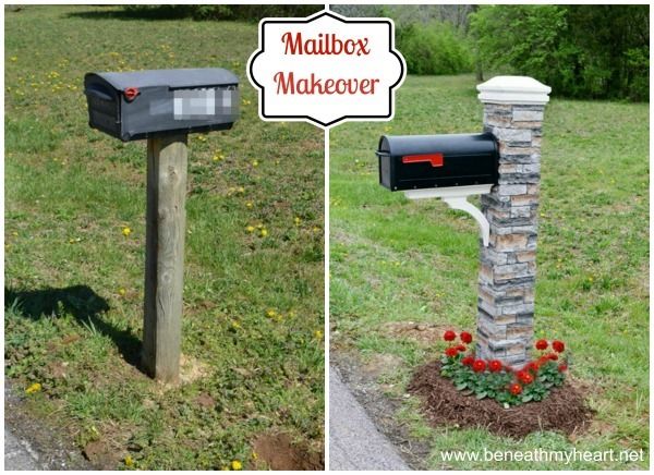 40+ Outstanding DIY Backyard Ideas | Mailbox makeover, Diy curb .
