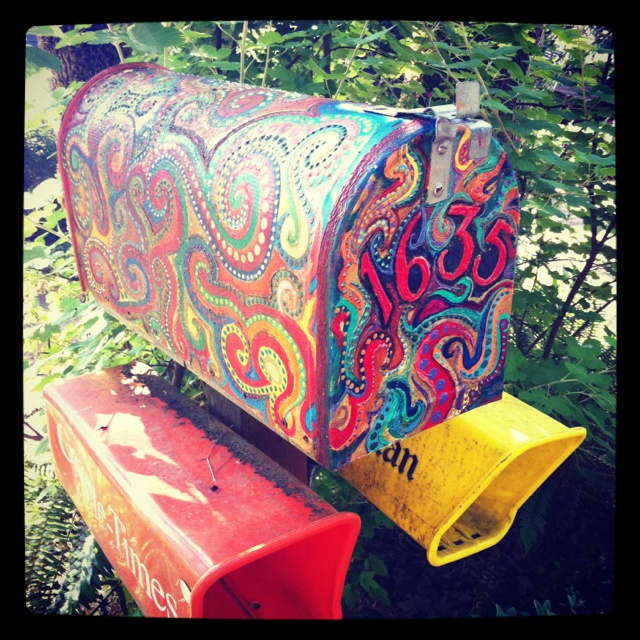 Coolest Mailbox | Diy mailbox, Painted mailboxes, Mailbox desi