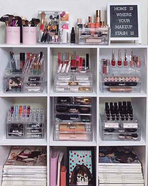 23 Best Makeup Organizer Ideas and Tips - StayGlam | Makeup .