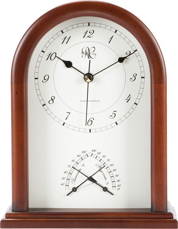 This clock is Atomic Radio-controlled Beehive Style Mantel Clock .