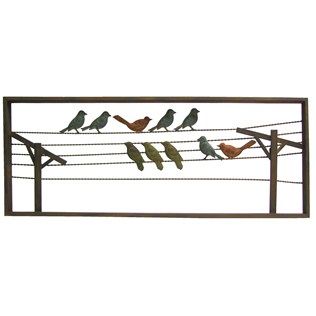 Multi Color Birds on Wire Metal Wall Decor | Shop Hobby Lobby .