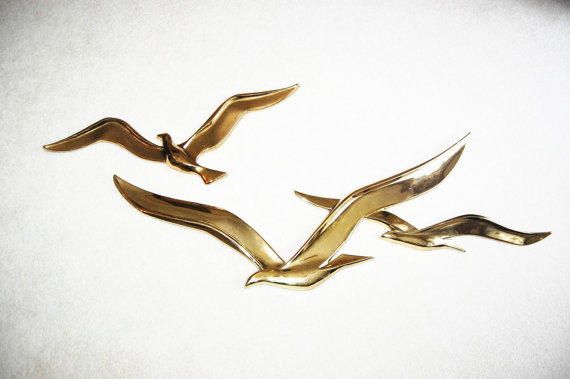 vintage metal wall art | Flying birds wall art, Bird wall art .