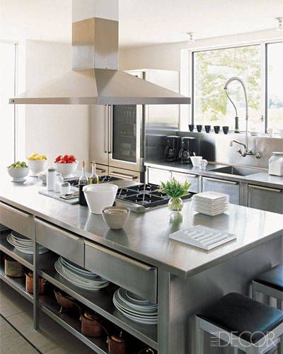 Chic Work Islands - Design Chic | Industrial style kitchen .