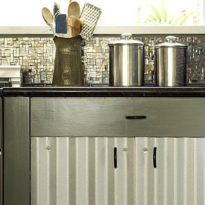 Creative Kitchen Cabinet Ideas | Metal kitchen cabinets, Rustic .