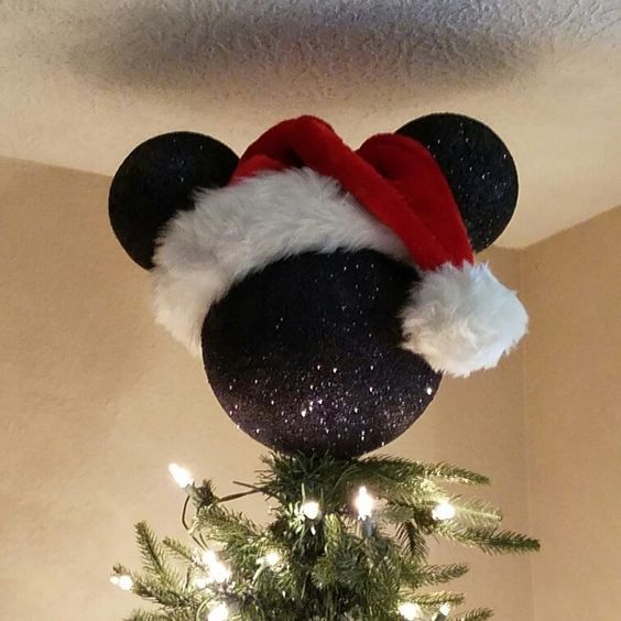 Mickey Mouse Tree Topper | Christmas tree themes, Mickey mouse .