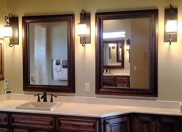 matching framed bathroom mirrors | Bathroom inspiration decor .