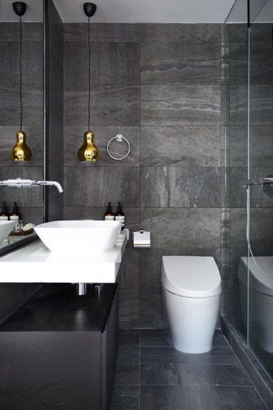 Top 60 Best Grey Bathroom Tile Ideas - Neutral Interior Designs .