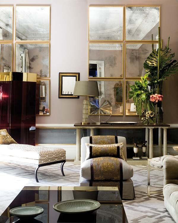 Reflect This: Mirrors in Modern Rooms | Wall mirror decor living .