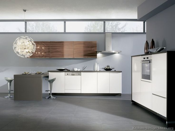 Kitchen Idea of the Day: Modern Two-Tone Kitchens. (By ALNO, AG .