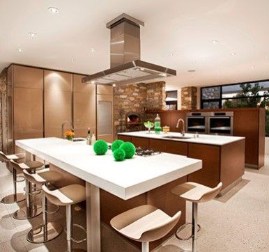Open Modular Kitchen Design With Dining Table | Kitchen design .