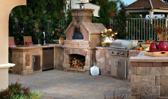 Outdoor Living Trends in New Home Construction | Outdoor kitchen .