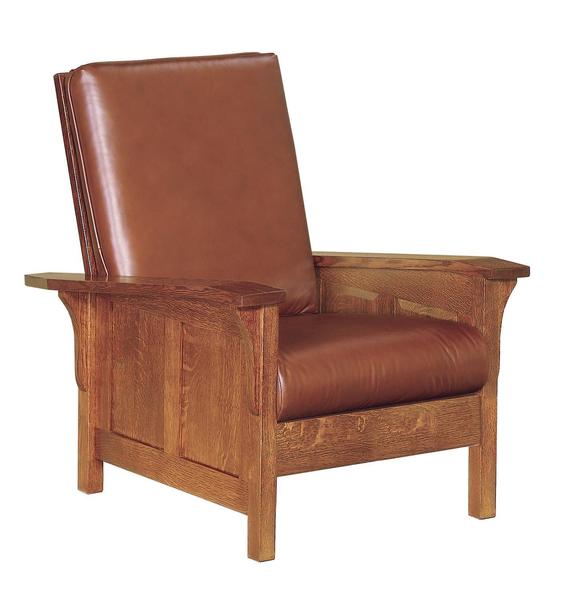 Mazama Panel Mission Morris Lounge Chair from DutchCrafters Ami