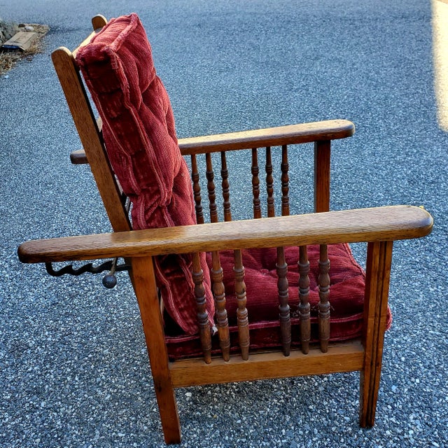 Vintage Oak Morris Adjustable Back Child's Chair | Chairi