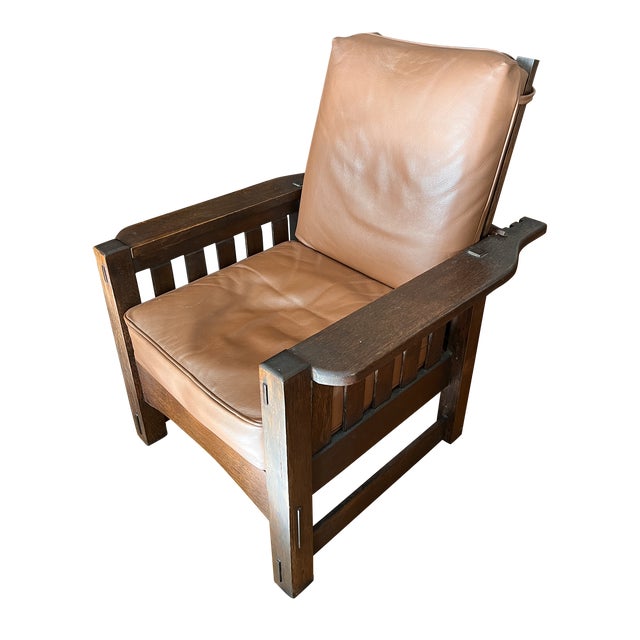 Antique Harden Morris Mission Oak Classic Chair | Chairi