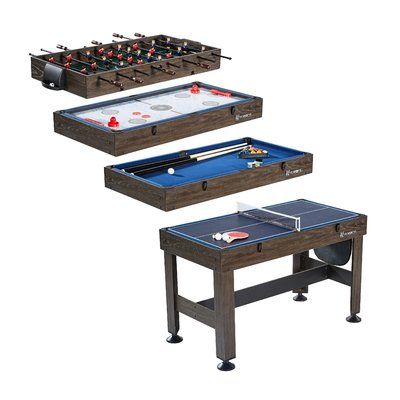 MD Sports 4 in 1 54" Multi Game Table | Wayfair | Multi game table .