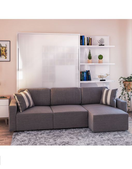 Clean MurphySofa Sectional Wall Bed | Expand Furniture | Murphy .