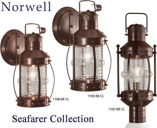 Norwell Seafarer Outdoor Lights - Classic Nautical Outdoor .