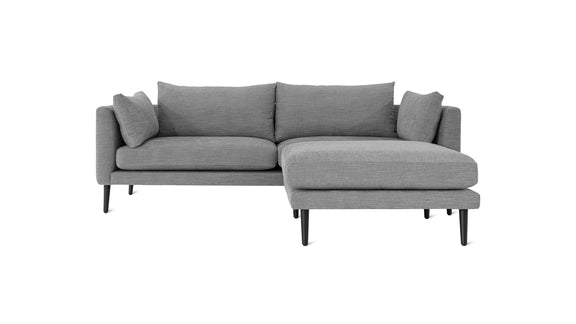 Stay A While Sofa with Ottoman, 2.5 Seater, Shadow – Sundays Compa