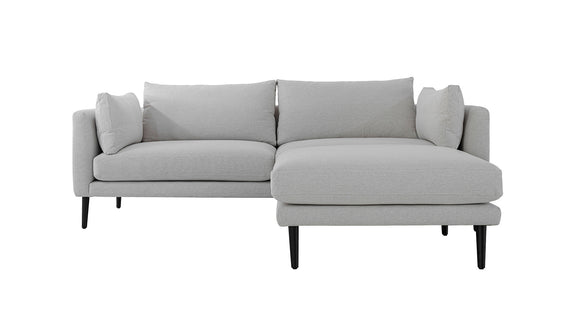 Stay A While Sofa with Ottoman, 2.5 Seater, Coconut – Sundays Compa