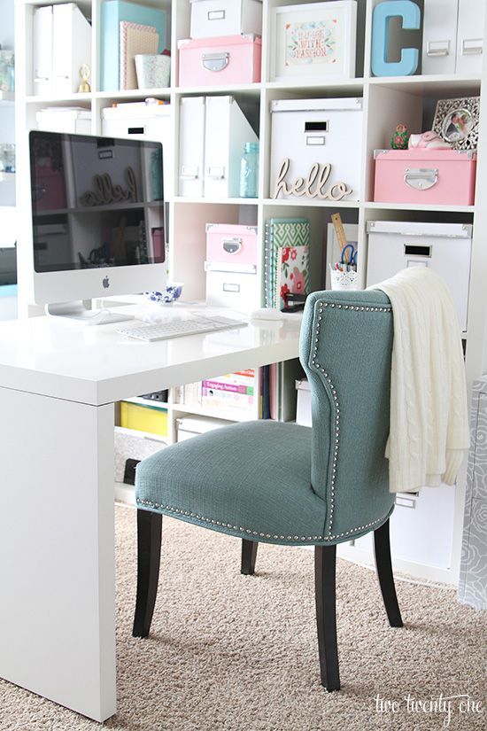 Gorgeous home office! | Home office organization, Home office .